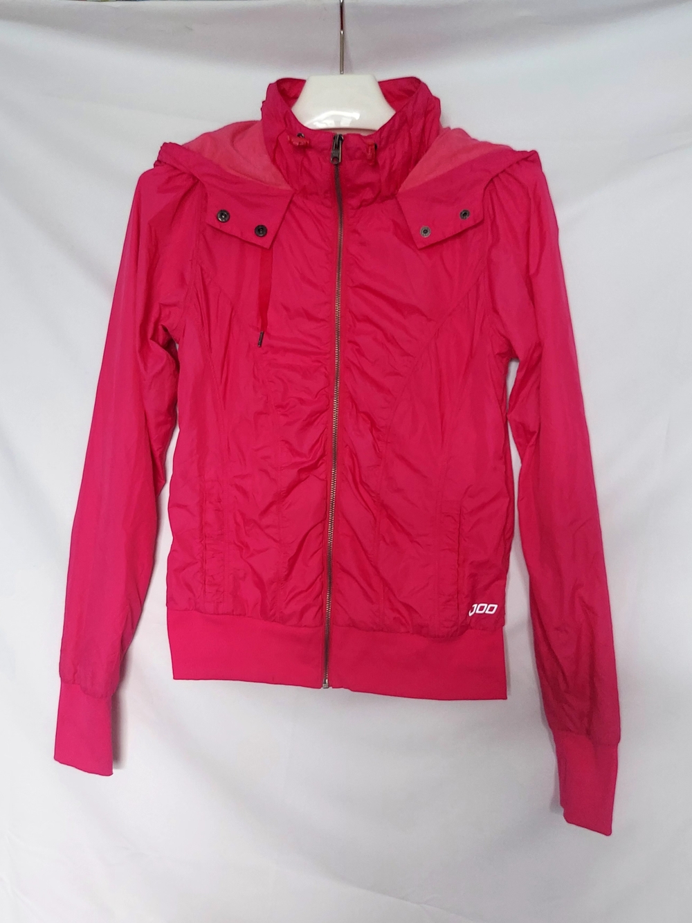 Lorna Jane Bright Pink Lightweight Zip Bomber Jacket